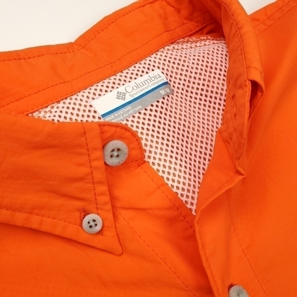 Columbia PFG Clemson Tigers Embroidered Shirt M - Picture 13 of 14